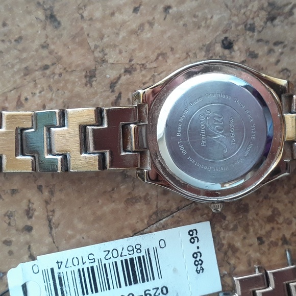 Armitron Now rosetone watch with Crystal accents. Used with tag. - Picture 3 of 11